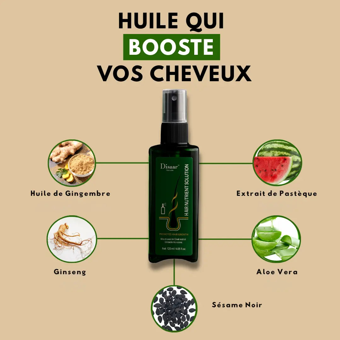 Huile Croissance & Nutrition Naturelle - Disaar
