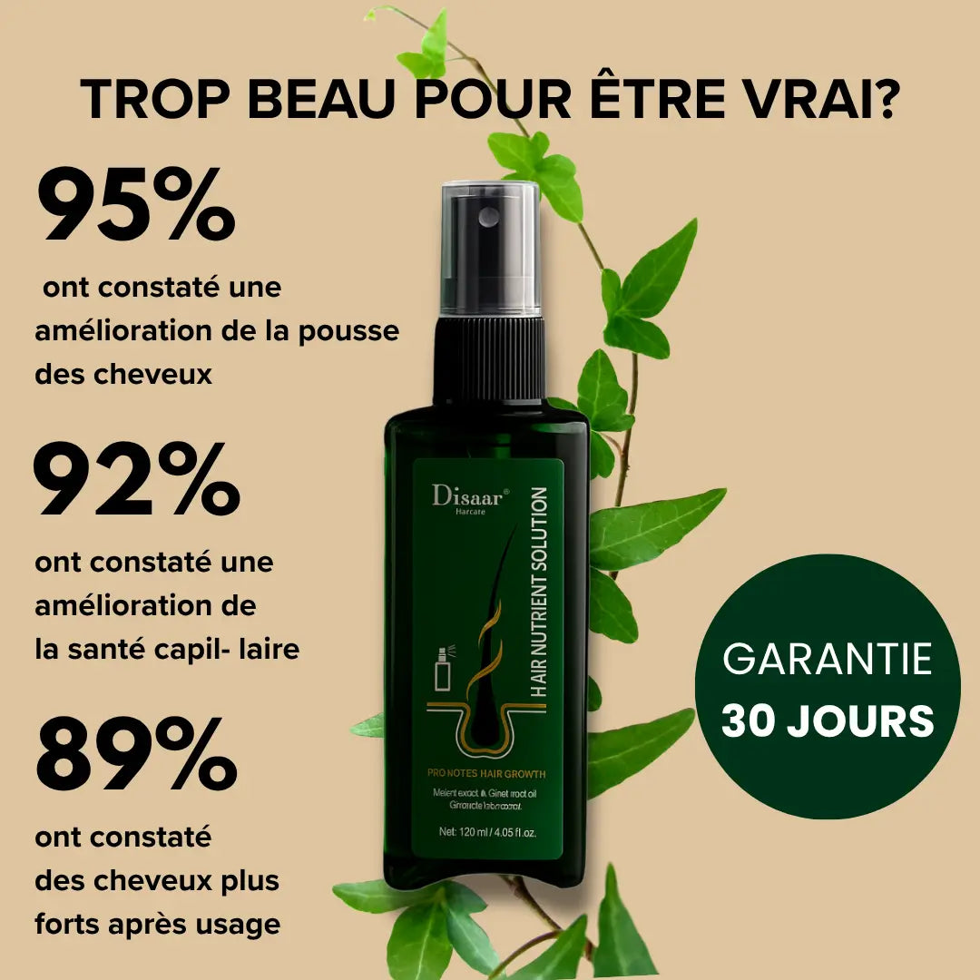 Huile Croissance & Nutrition Naturelle - Disaar